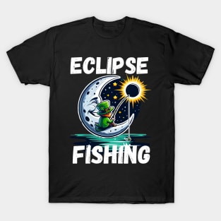 Saint Patrick day Eclipse fishing T-Shirt